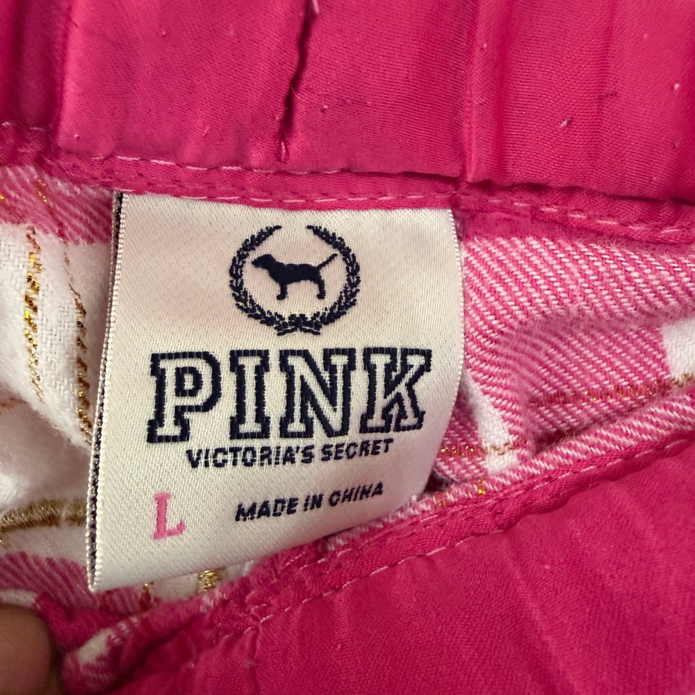 PINK Victoria's Secret Kids Plaid Pajama Bottoms - Picture 8 of 11